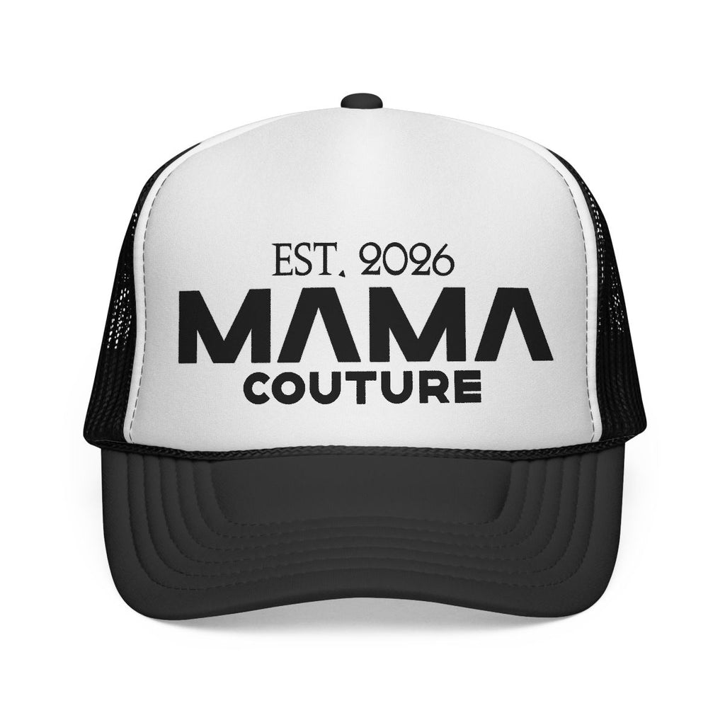 Retro Luxe White/Black Trucker Hat