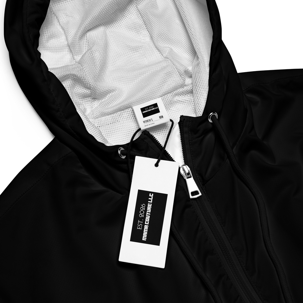 M.C. Studio Black & White 01 Women’s Cropped Windbreaker