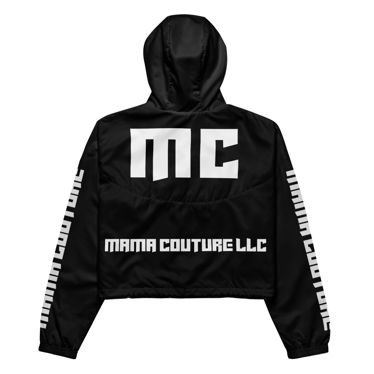 M.C. Studio Black & White 01 Women’s Cropped Windbreaker