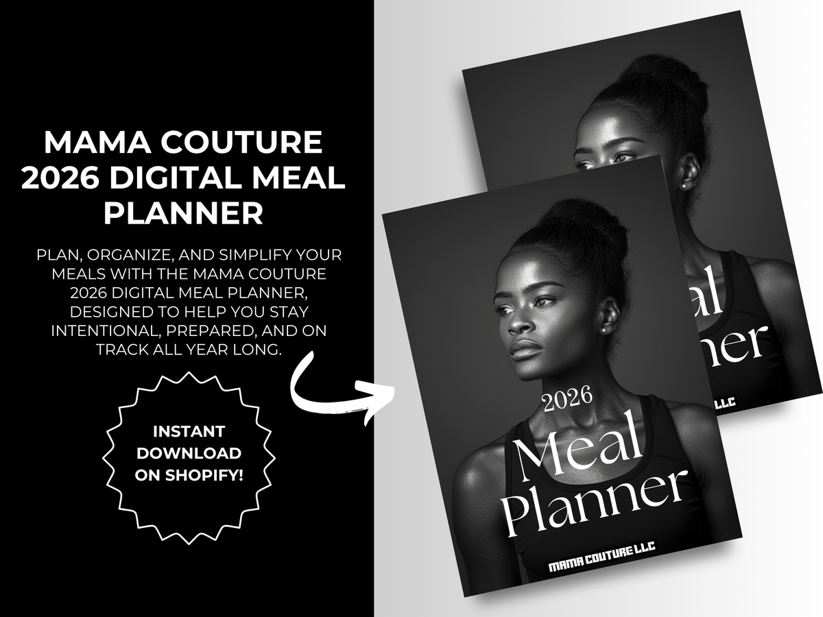 Mama Couture 2026 Digital Meal Planner