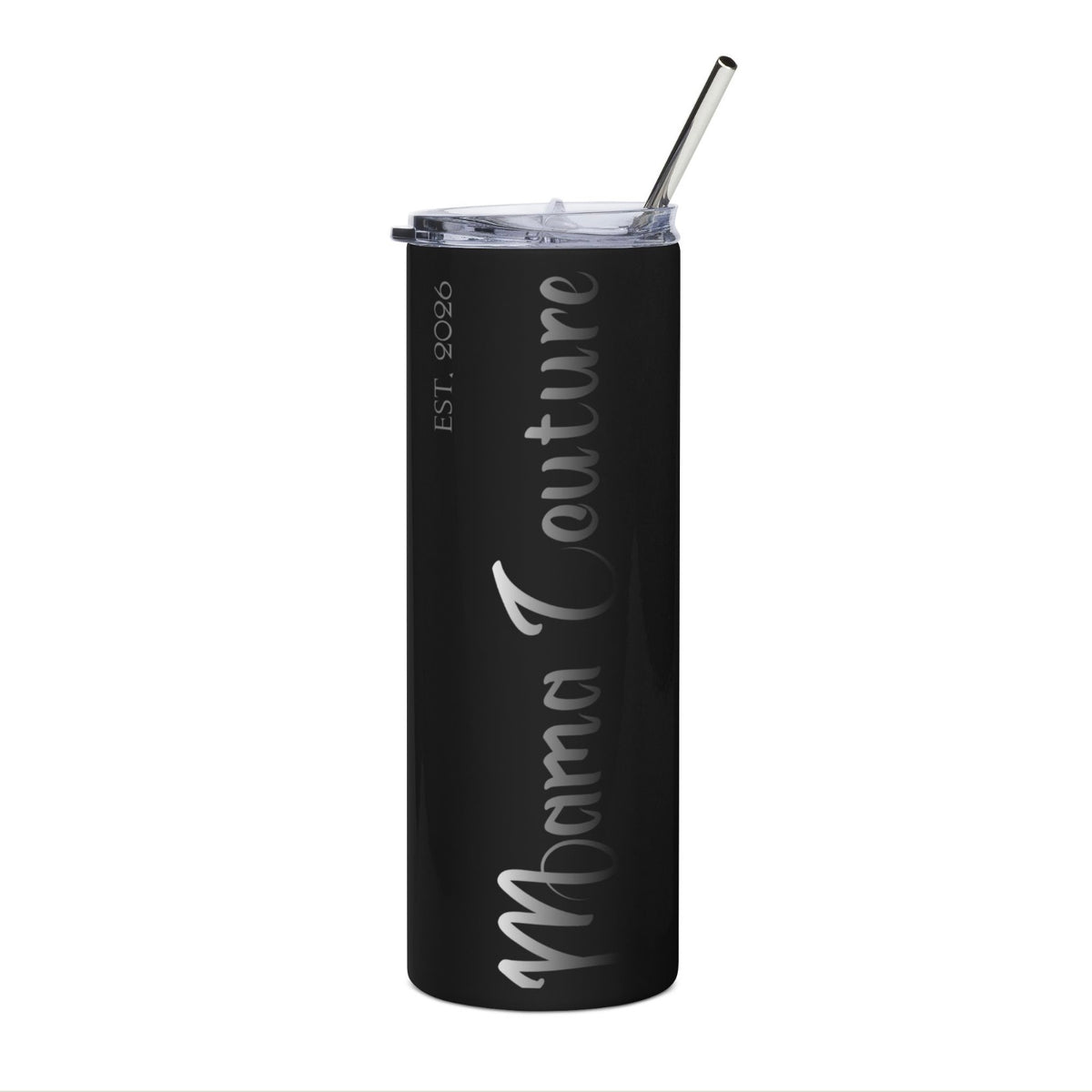 Y2K Silver Stainless Steel Tumbler 20oz