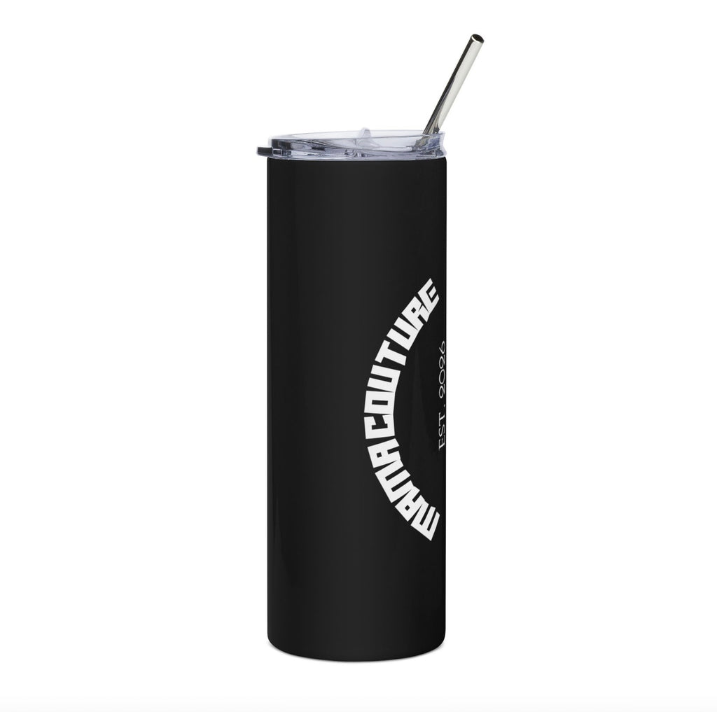 Studio Black & White Stainless Steel Tumbler 20oz