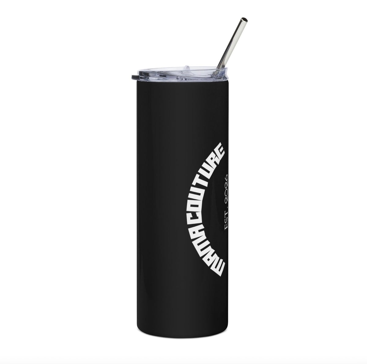 Studio Black & White Stainless Steel Tumbler 20oz