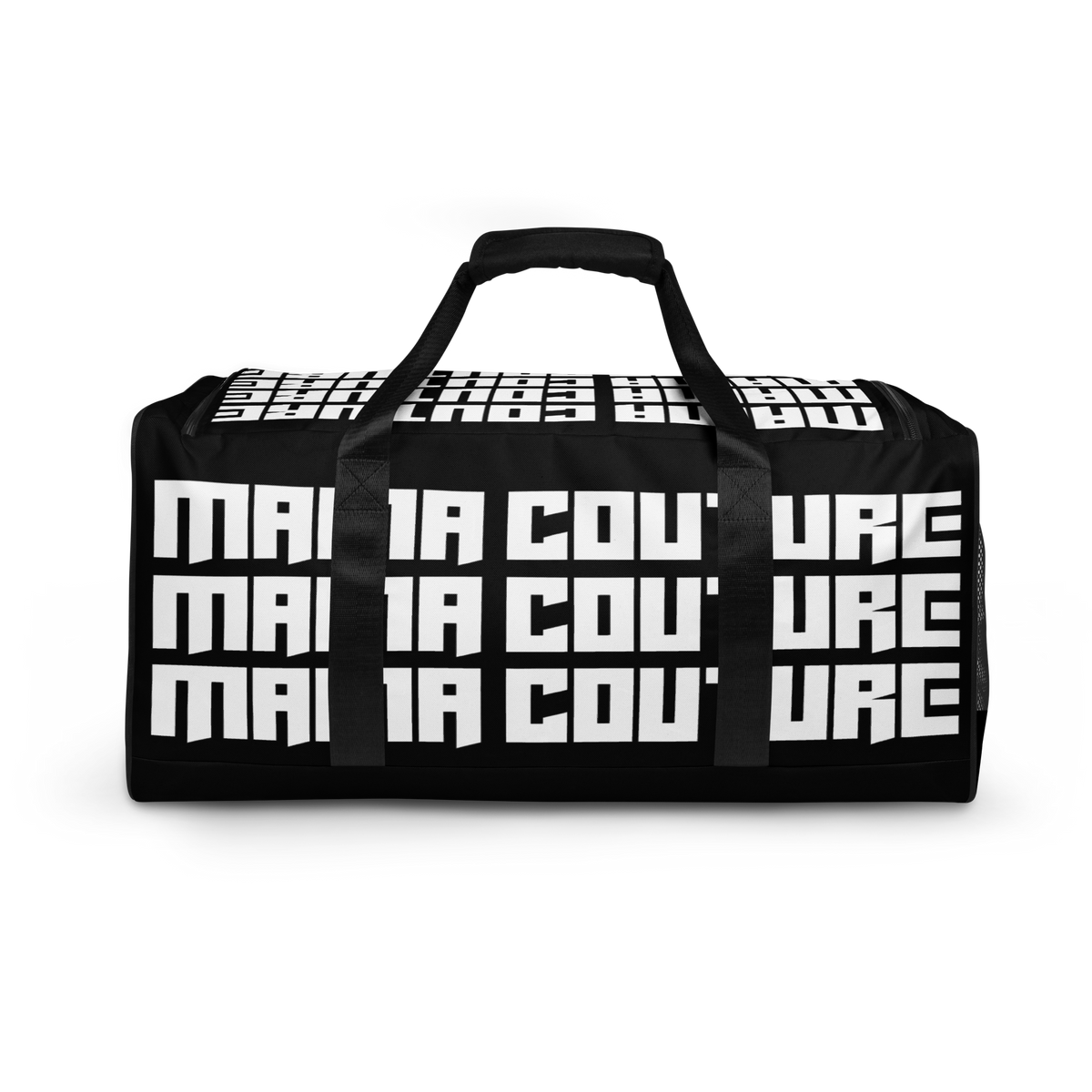 NEW! M.C. Studio Black & White 02 M/L Duffle Bag Gym/Travel