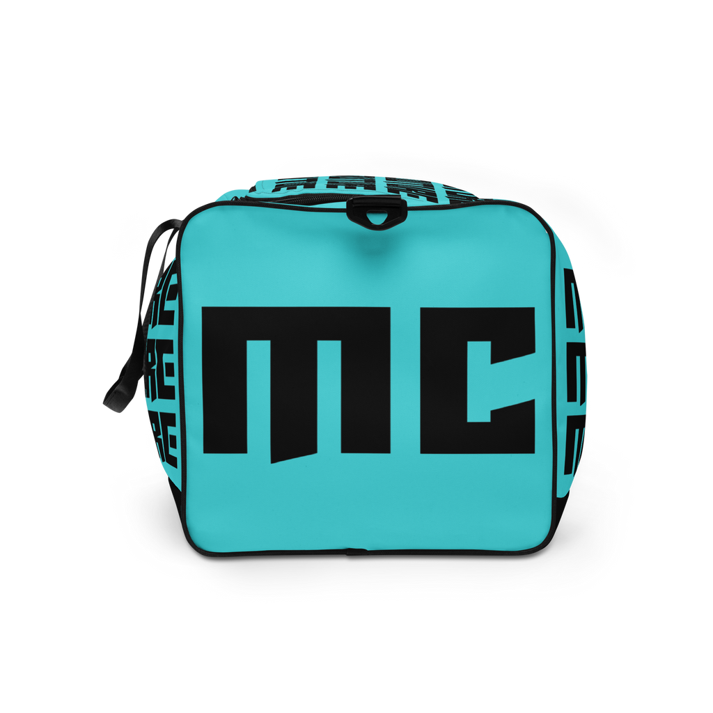Caribbean Teal M/L Duffle Bag Gym/Travel