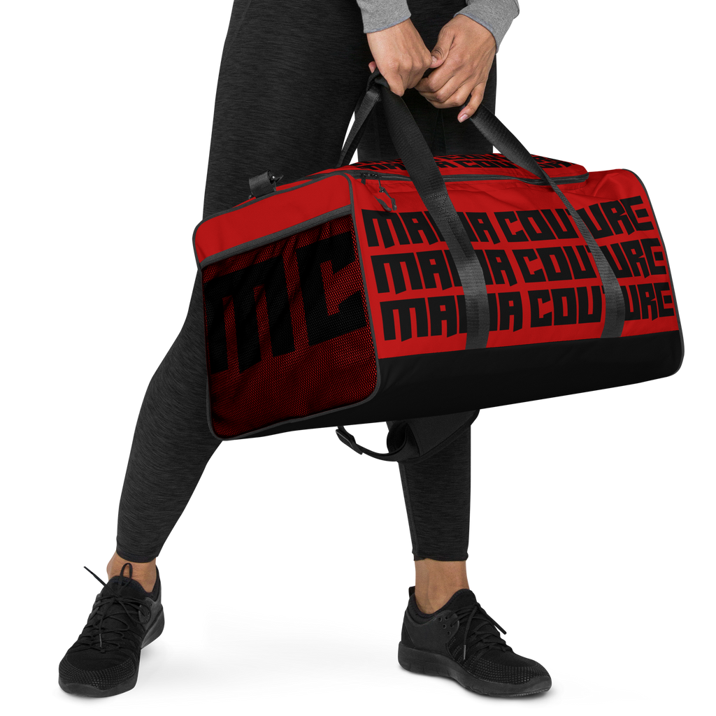 Big Red M/L Duffle Bag Gym/Travel