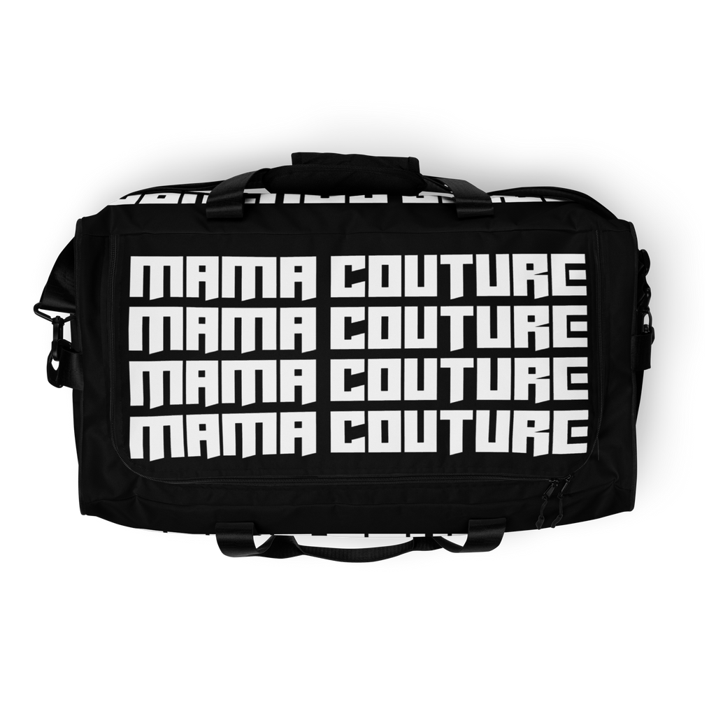 NEW! M.C. Studio Black & White 02 M/L Duffle Bag Gym/Travel